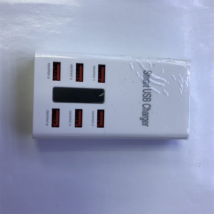 Chargeur USB 6 ports 30W, tête de chargement USB pour Apple, charge rapide, téléphone portable Huawei, chargeur multi-ports 2A