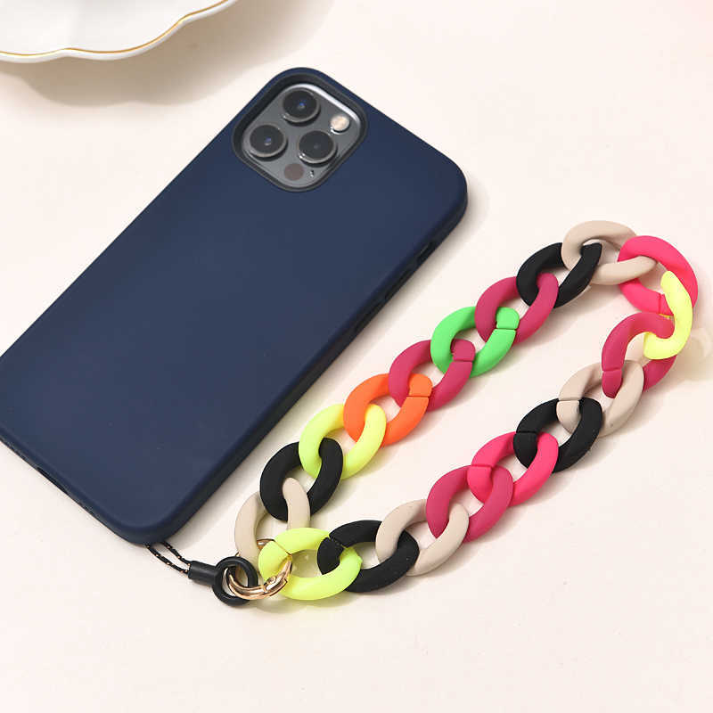 Cell Phone Straps Charms Fashion Trendy Colorful Women Mobile Chain For DIY Anti-Lost Spring Ring Telephone Strap Lanyard Jewelry