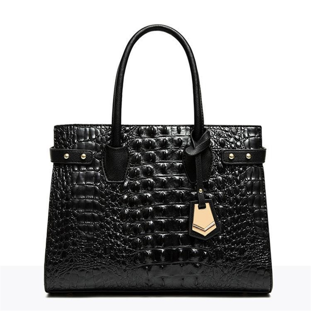 HBP Fashion Totes Sac à main de style européen et américain Sac pour femme Cuir de vache crocodile grande capacité n'a rien à voir avec aucune marque