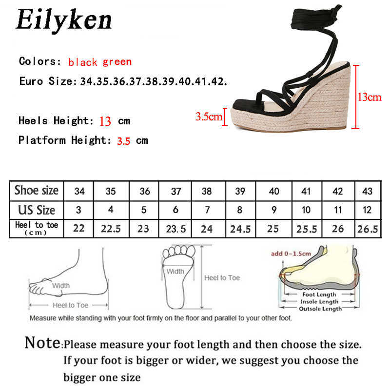 Fashion Summer Green Wedges Women Sandals Pinch Open Toe Ankle Strap Ladies Platform Wedges Sandals High heels Shoes 230306