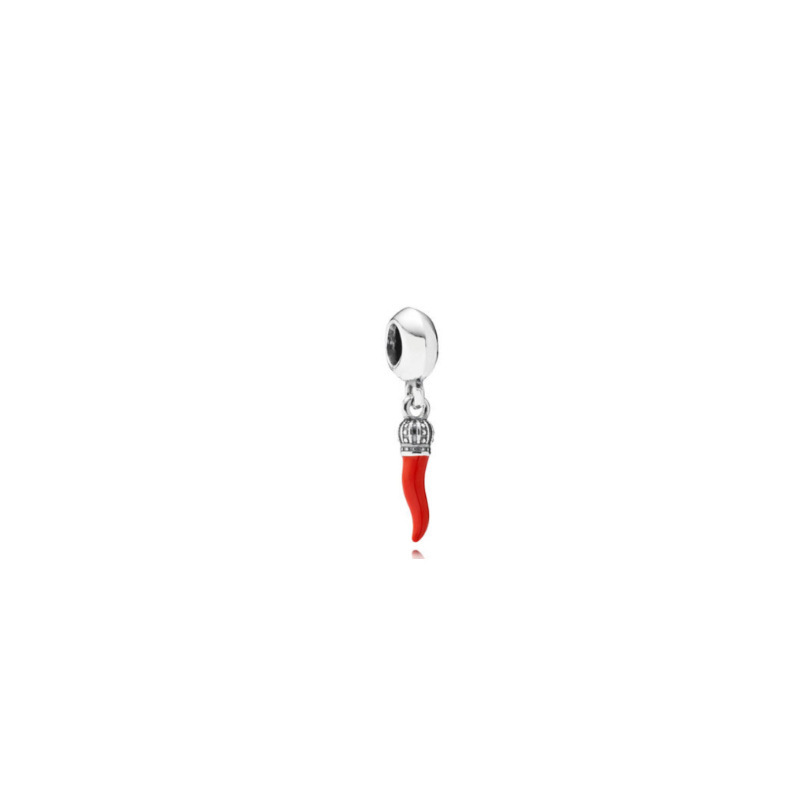 Haute Qualité En Argent Sterling Pandora Charme Amour Pendentif Croix Drapeau Pendentif Perles pour Femmes À La Mode Bracelet Charme Perles