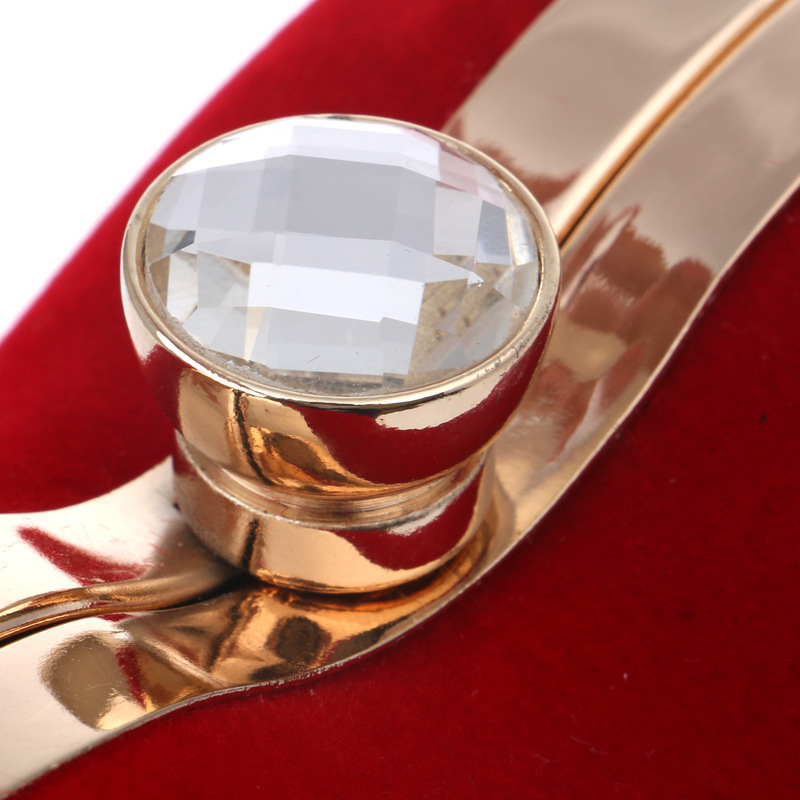 HBP Red Heart Design Pochette da donna Piccoli diamanti Borse da sera in velluto dorato Borse da sposa feste Borsa donna