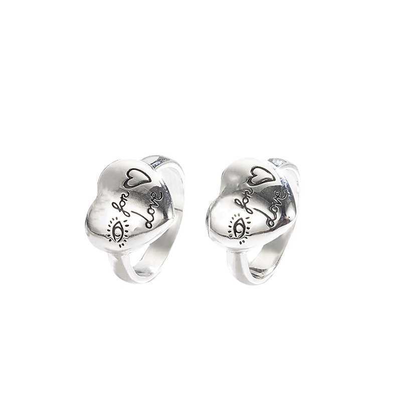 80% DI SCONTO 2023 Nuovi gioielli di moda di lusso di alta qualità anello in argento sterling anello di amore di design di fiori senza paura uomini e donne