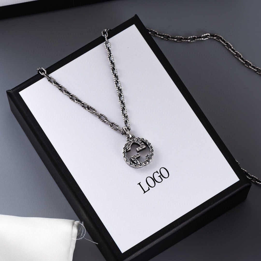 الإصدار الشخصي CNC زوجين نجم نفس Sterling Silver Necklace عيد الحب هدية زخرفة فاخرة