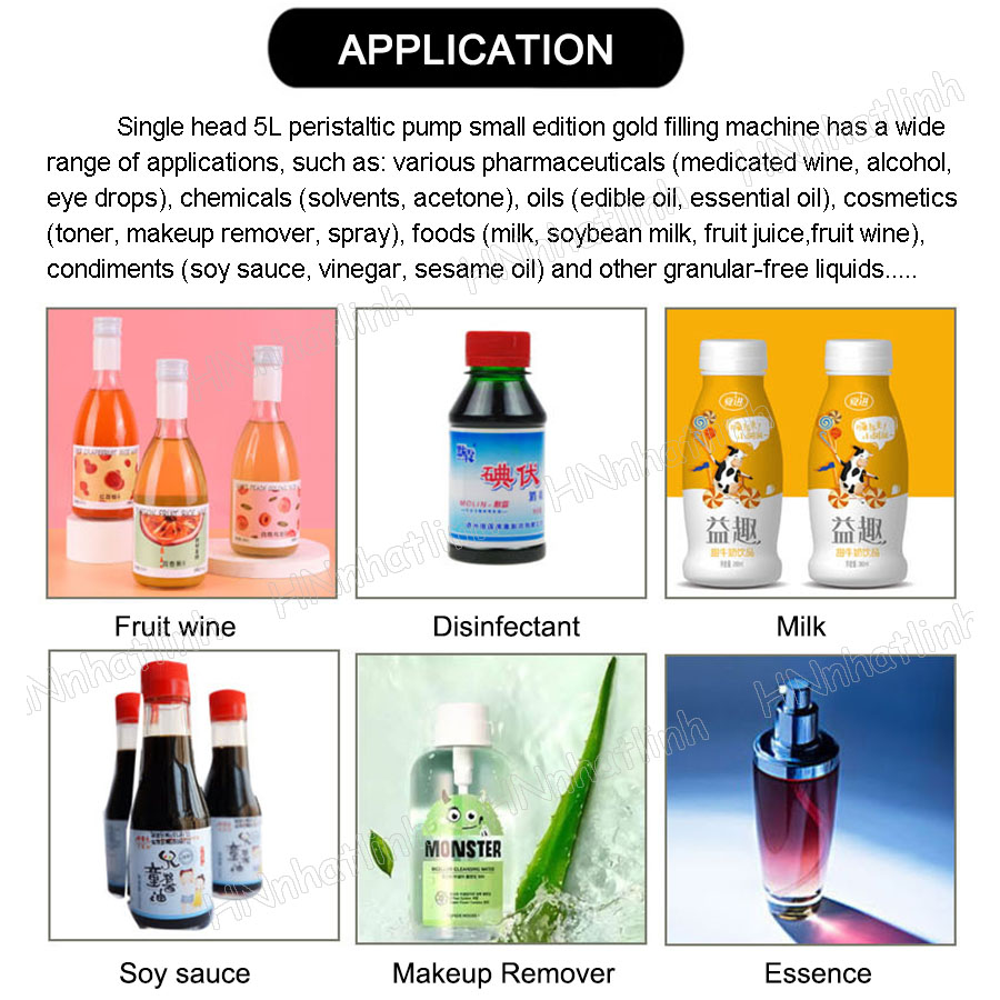 5 ml-4000 ml/min halbautomatische Schlauchpumpenmaschine, Reinigungsmittel, Augentropfer, Gel, Saft, dicke Flüssigkeit, Abfüll- und Verpackungsmaschine mit Einzelkopf