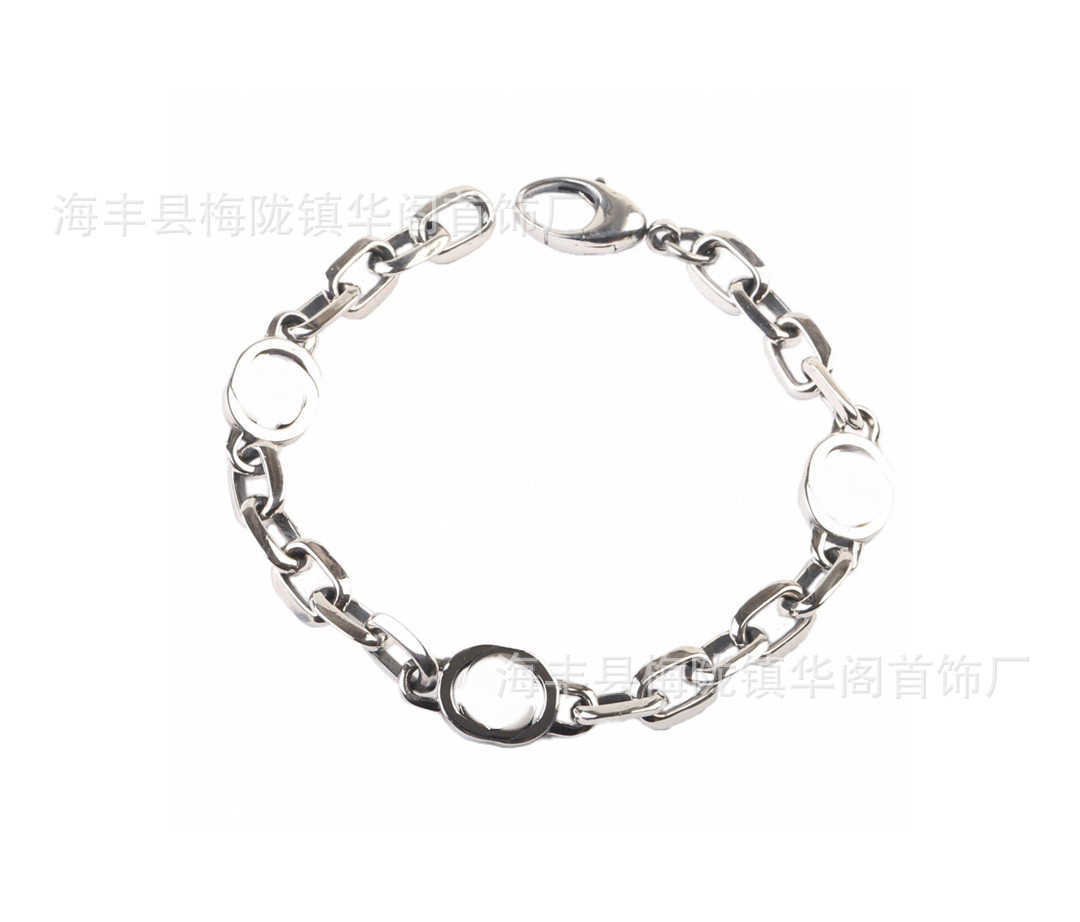 Collection de mode 2023 Nouveaux bijoux de mode de luxe de haute qualité pour version haute collier double imbriqué en argent sterling pour femmes dans un vieux bracelet en argent thaïlandais