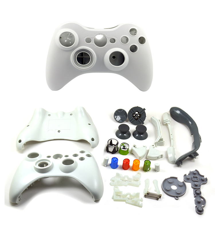 Xbox 360 Kablolu Kontrolör Kılıf Kılıfı Kılıf Kılıfı Düğmeleri İletken Ped