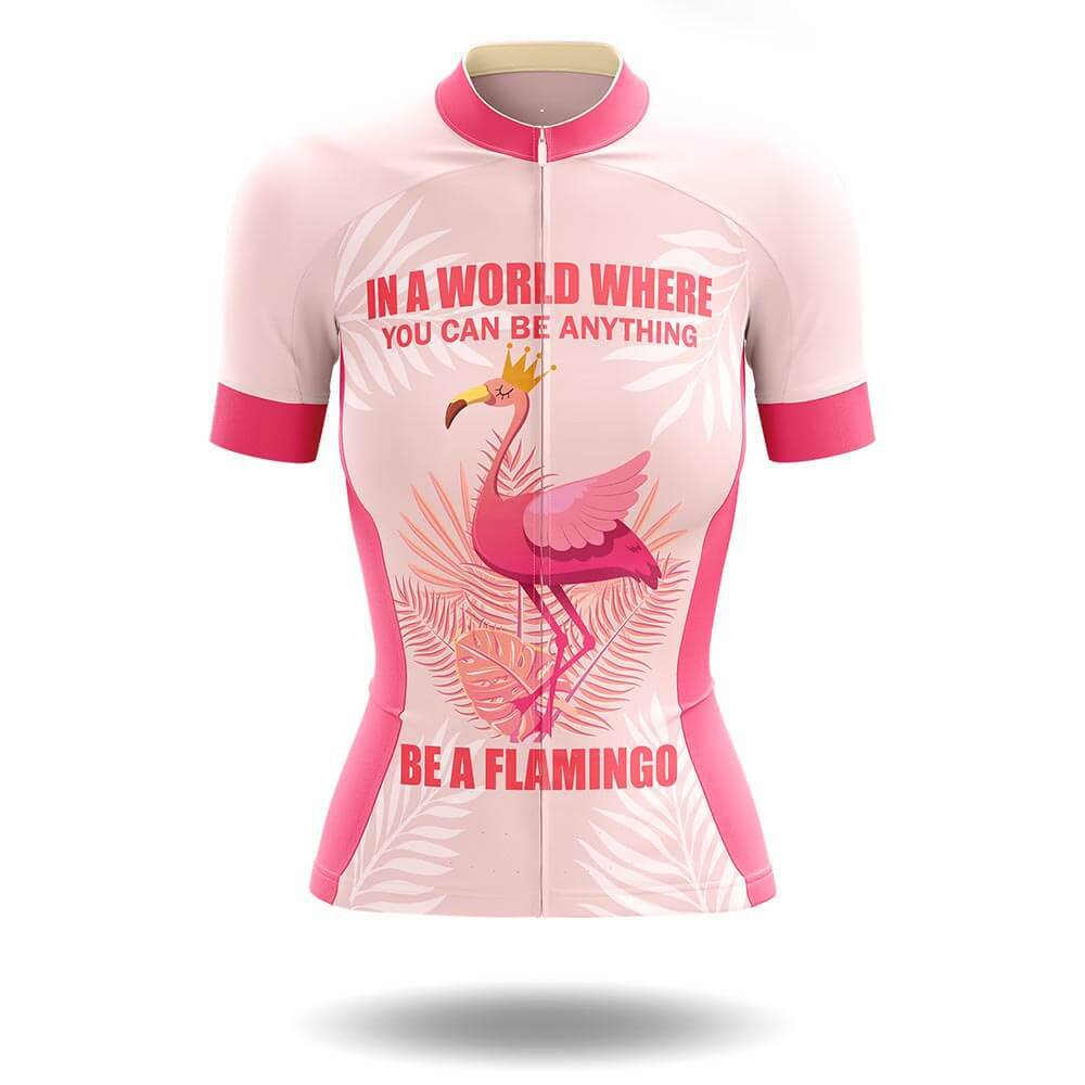 Be A Flamingo mujeres verano ciclismo Jersey conjunto manga corta bicicleta de montaña ciclismo ropa transpirable MTB bicicleta ropa traje V27