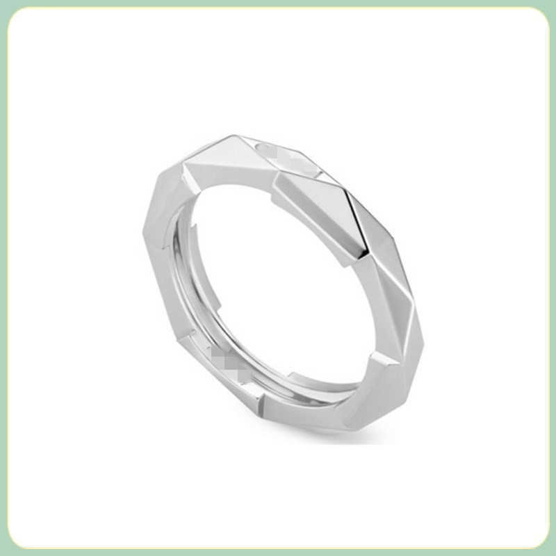 95% OFF 2023 Nouveaux bijoux de mode de luxe de haute qualité pour nouveau lien vers la série d'amour paire châtaigne d'eau simplicité géométrique bague de couple pour hommes et femmes