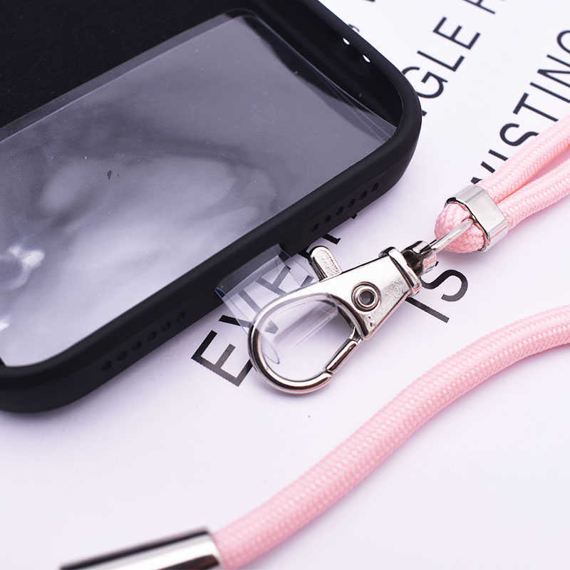 Cell Phone Straps Charms Mobile Detachable Adjustable Neck Lanyard Strap Safety Anchor Case Combination