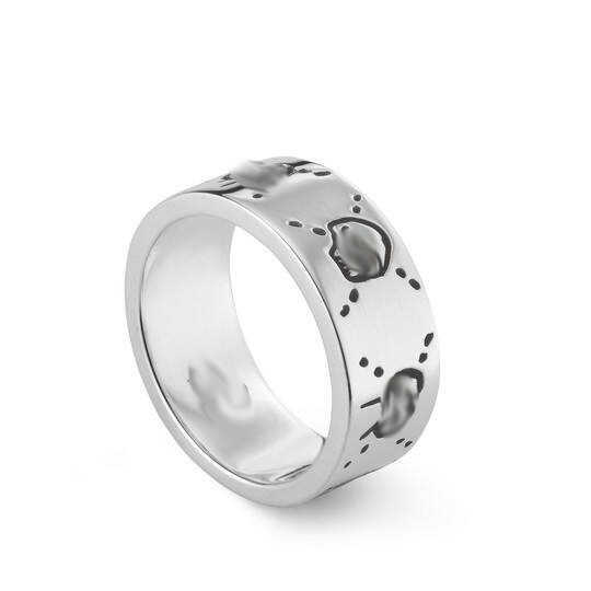 95% rabatt 2023 Nya lyxiga högkvalitativa modesmycken för Sterling Silver Old Classic Double Simple Men's and Women's Ring