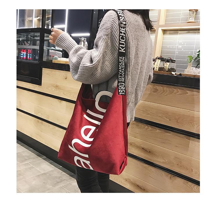 Large Capacity Shopping Handbags Trend Letter Design Crossbody Shoulder Bags For Women Casual Female Travel Big Shopper Totes