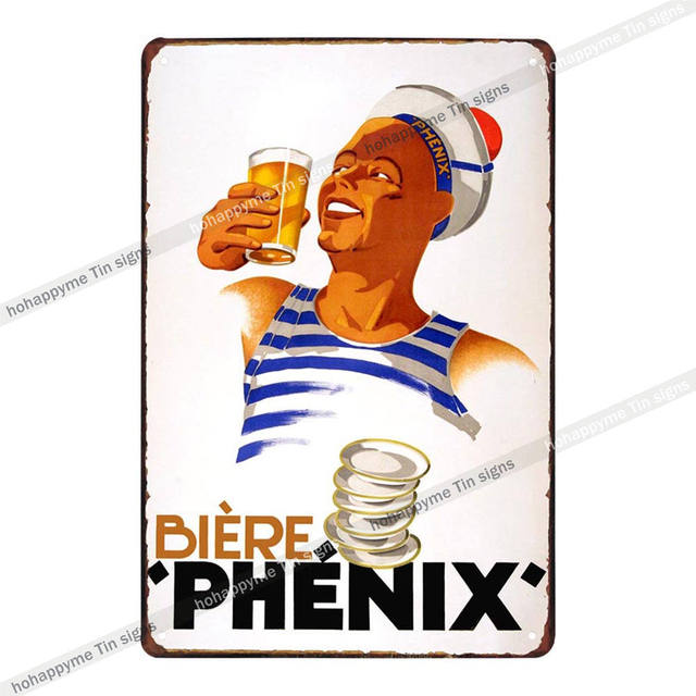 Grappig bier Vintage Tin Painting Decoration Poster Signs voor Wall Bar Pub Club Cafe Retro Metal Plaque Home Decor Paten 30x20cm W03