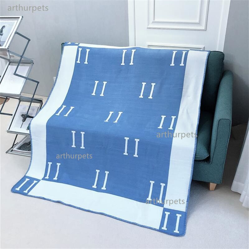 Designer Home Textile Pillow Case Match Filte House Decoration Letter Cashmere Filt med kuddväskor Virka mjuk ull för SO297W