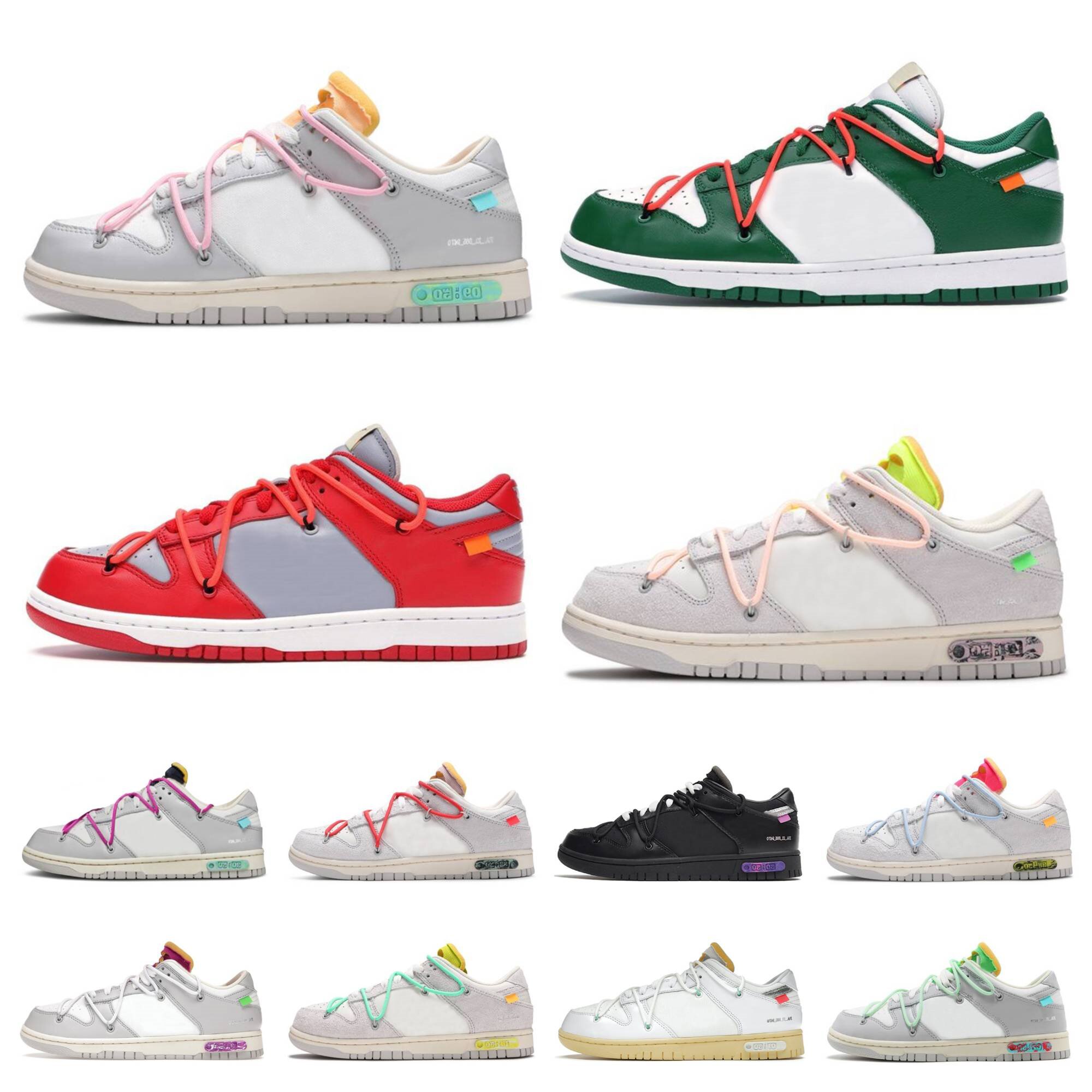 Dunks Low Casual Shoes SB Dunksb Seafoam Lot 1 09 de 50 University Red Pine Green White The 50 Ts Night of Mischief Sail Gray Chicago Mens Women Designer Trainer Sneakers