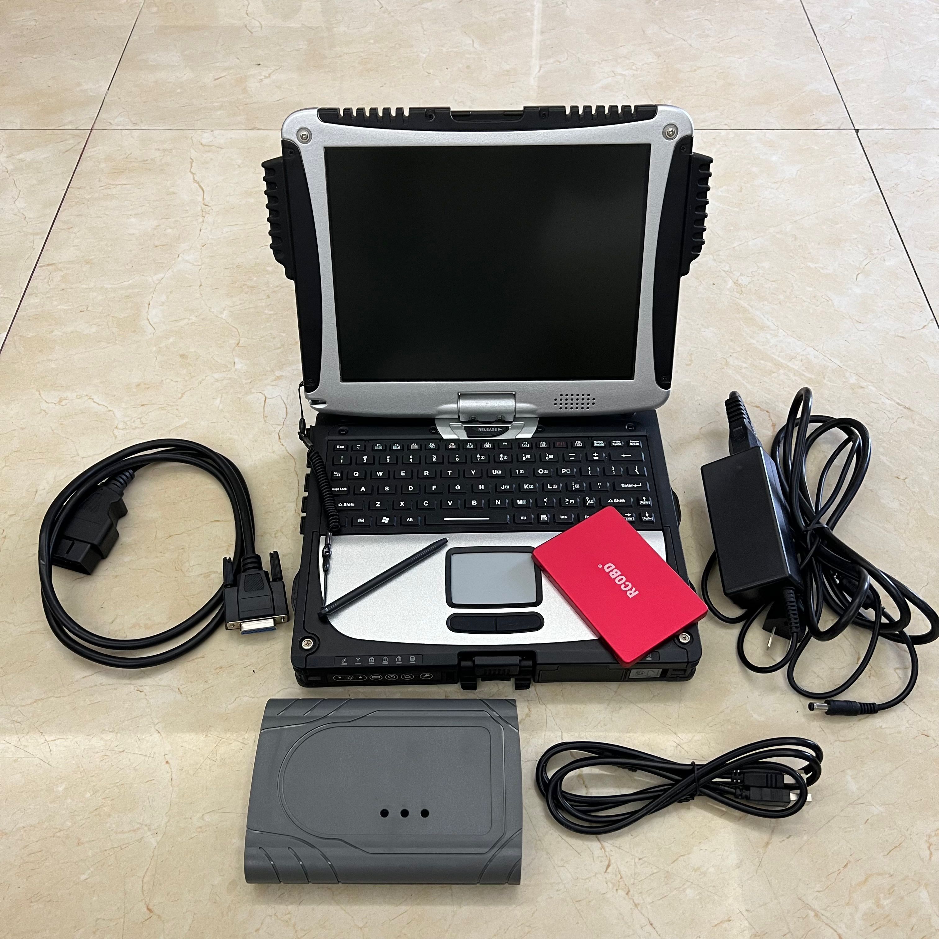 Para la herramienta de escáner de dispositivos de diagnóstico Toyota OTC IT3 TechStream V17 Software Global GTS Laptop CF-19 i5 Computadora