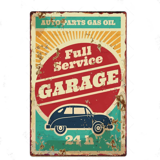 Garagem do papai Pintura de metal minha ferramenta SIGN Minhas regras Placa de ferro Placa de ferro Peda de parede chique Bar Arte de arte Home Motor Garagem Gaster Poster personalizado Decoração de arte Tamanho 30x20cm W01