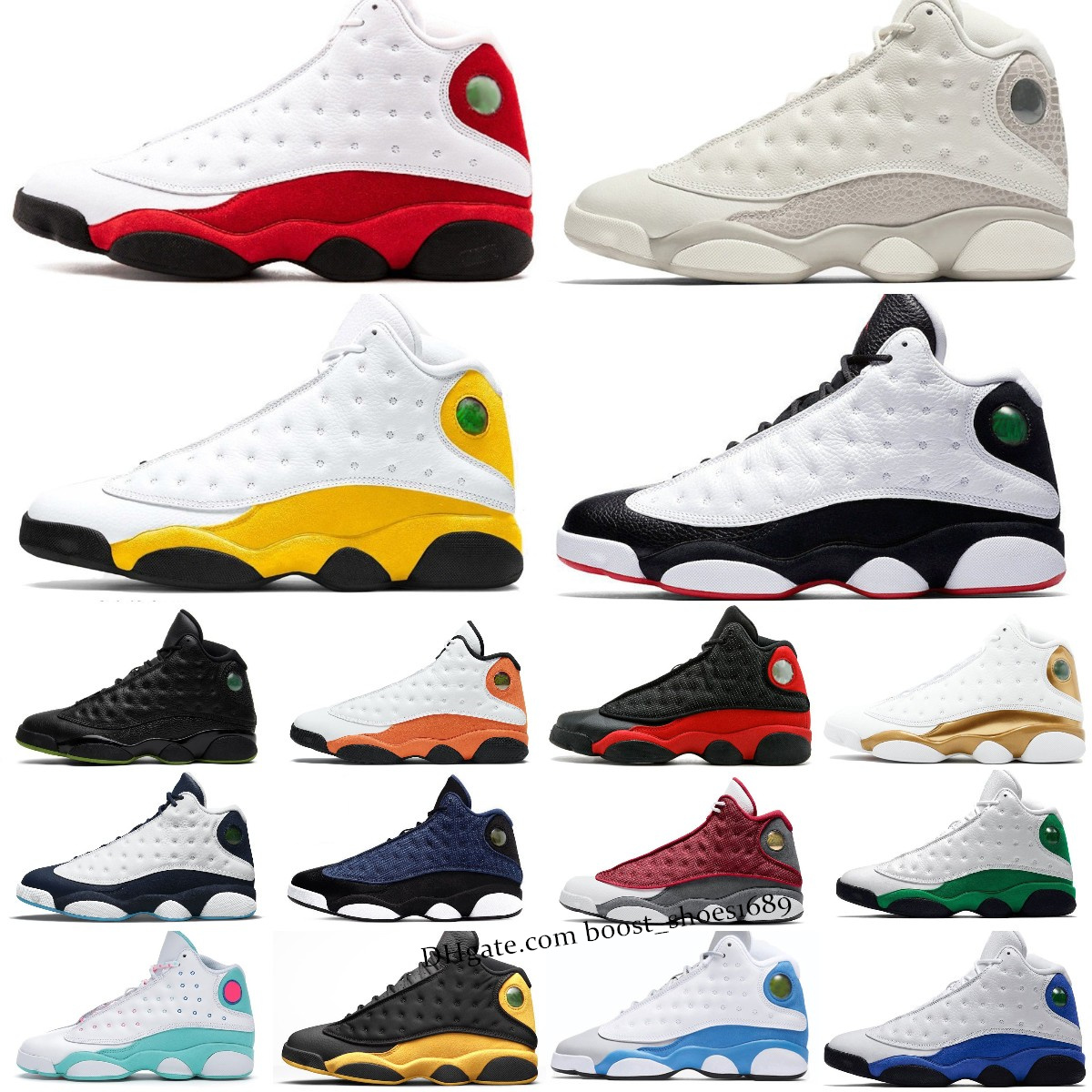 with box Jumpman 13 13S Basketball Shoes Mens High Flint Bred Island Green Red Dirty Hyper Royal Starfish Dirty Bred Got Game Black Cat Court Purple Trainer Sneakers