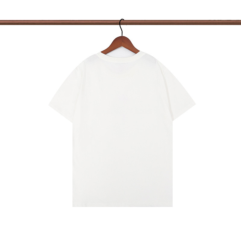 Mens Casual Print Creative T-shirt Solid andas Tshirt Slim Fit Crew Neck Kort ärm Male Tee Black White Men's T-shirt260f