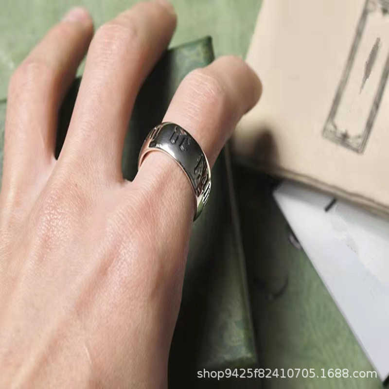 Factory wholesale 2023 New Luxury High Quality Fashion Jewelry for new makes old double lovers ring Valentine's Day gifts