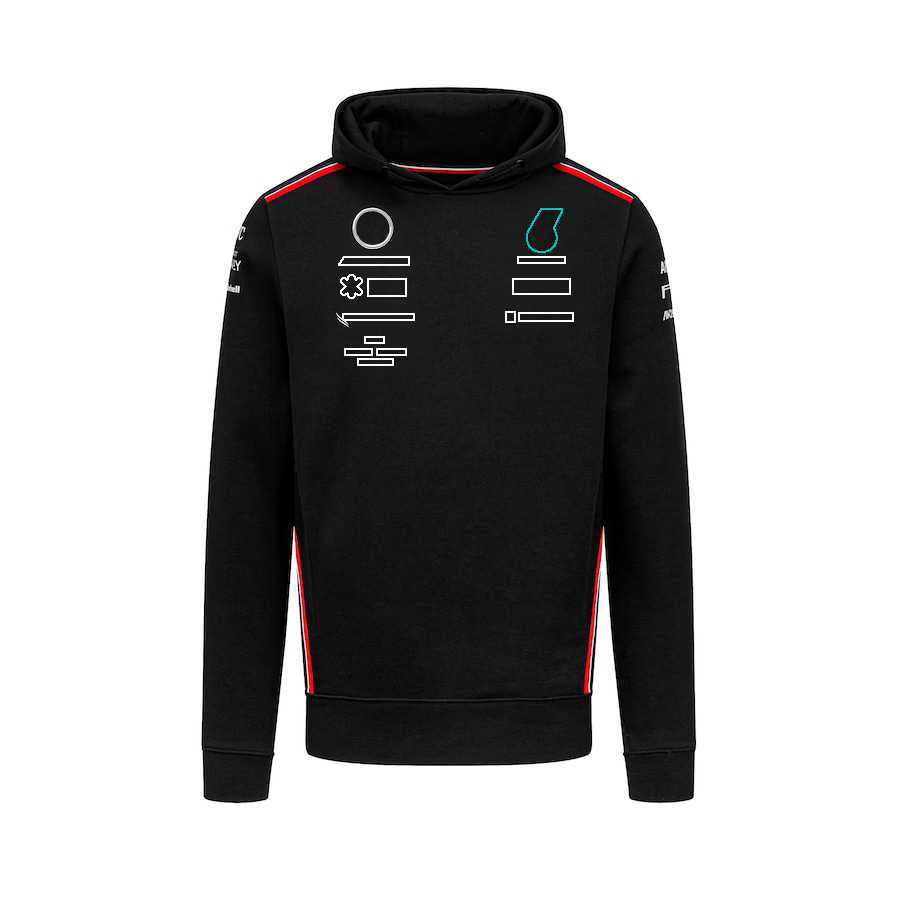 F1 2023 Team Hoodie Formula 1 Men's Hooded Sweatshirt Driver Racing Hoodie Same F1 Racing Fans Casual Windproof Zip Up Jacket Custom