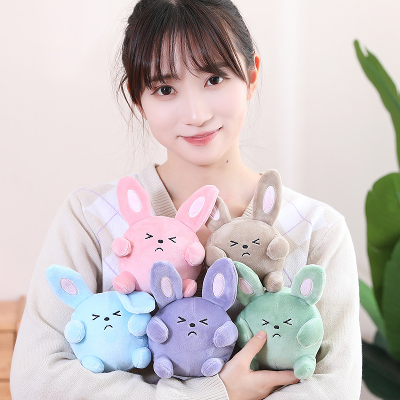 Easter Creative Decompression Plush Dolls Toy Rabbit Children Squeeze Plush Toy Vent Decompression Ball Couple Gift Free UPS or DHL
