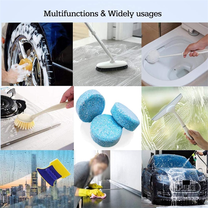 Car Window Washing Effervescent Tablets Solid Cleaning Car Windshield Washer Fluid Glass Toilet Cleaning Car Accessories 20/40/