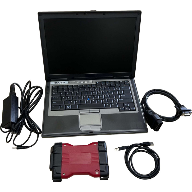 VCM2 för Ford IDS V129 Diagnostic Tool VCM II med D630 Laptop Plugplay