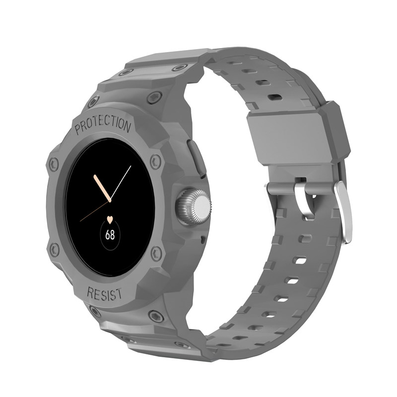 Google Pixel Watch için Yumuşak Silikon Koruyucu Kılıf Bant Strap Bilezik Kapağı