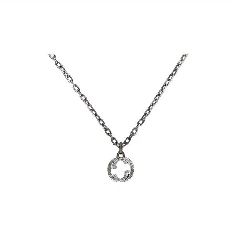 Collana di gioielli di lusso di alta qualità realizzata in argento sterling con chiave elfo maschio e femmina, catena maglione ad incastro clavicola