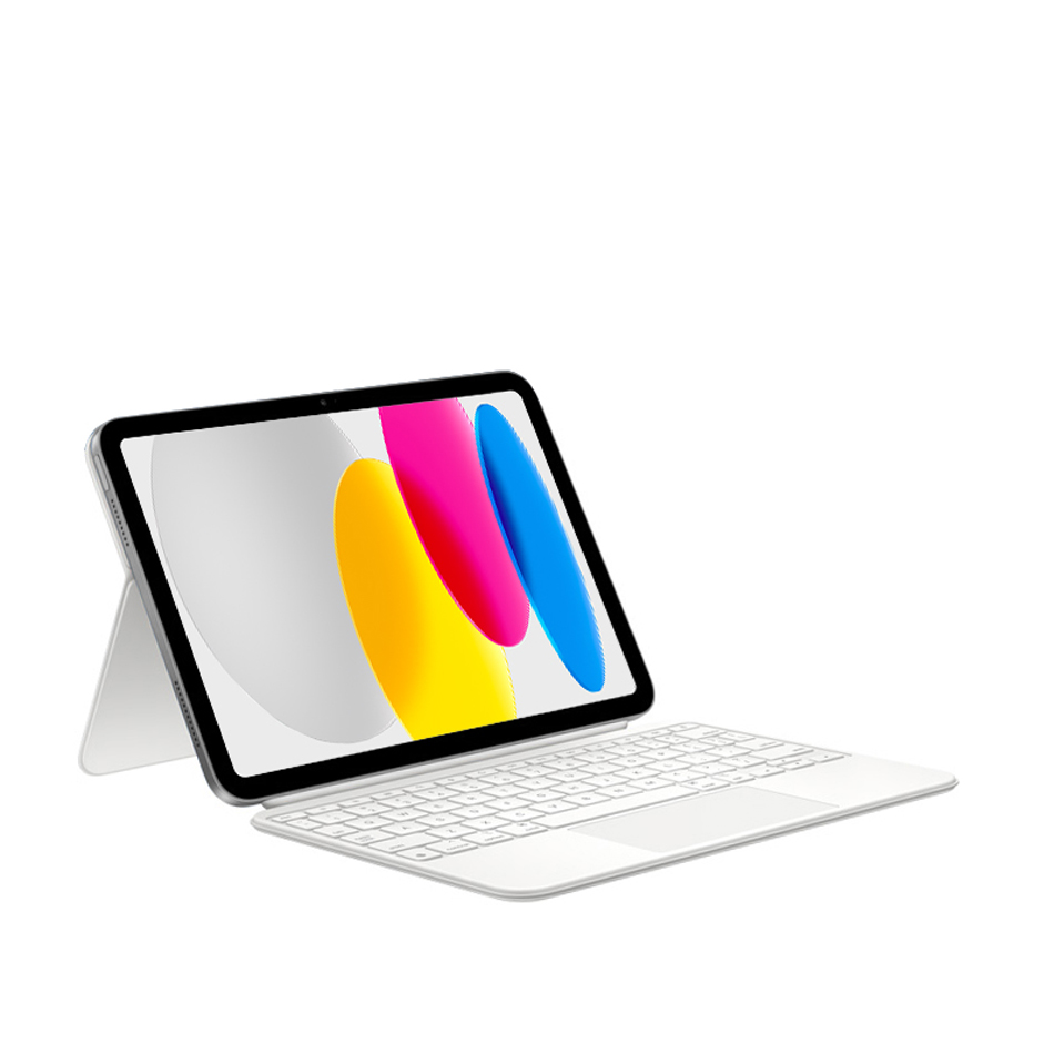 Magic Keyboard Folio Hülle für iPad 10. Generation 10,9 Zoll 2022 mit Touchpad Tastatur Lederhüllen