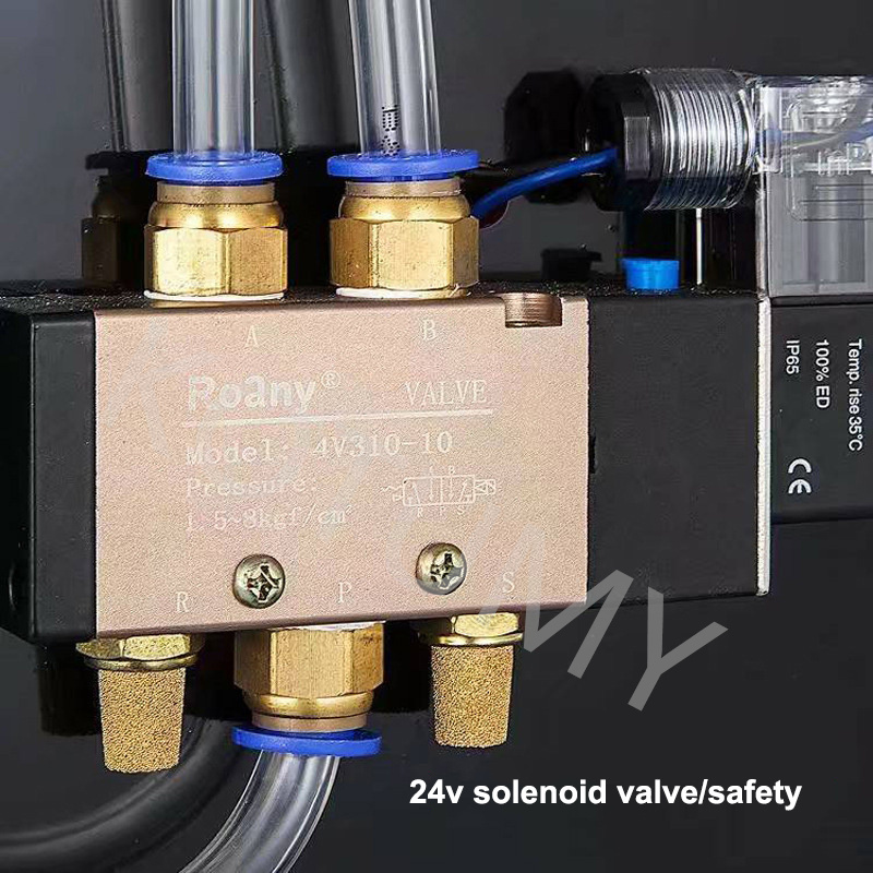 220V/110V Pneumatic Badge Machine Desktop Pneumatic Badge Refrigerator Paste Pressing Mold Making Tool Without Pump 