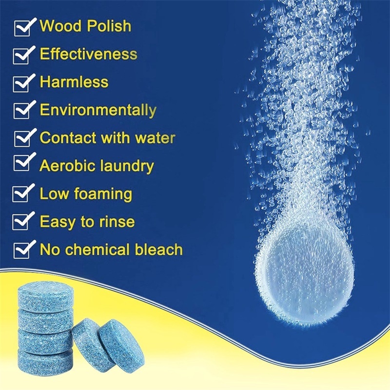 Comprimidos Efervescentes para Lavar Janelas de Carros Sólidos para Limpeza de Pára-brisas de Carros Líquido para Limpeza de Vidros para Sanitários Acessórios para Carros 20/40/