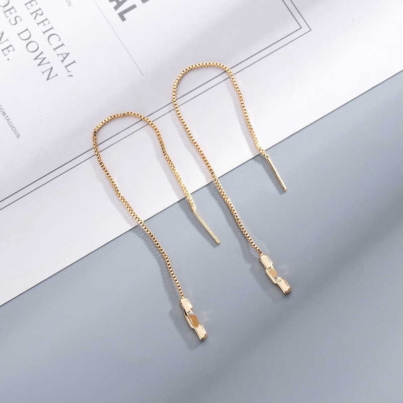 Fashion Collection 2023 New Luxury High Quality Fashion Jewelry for Double same new product link to love long ear chain without trace