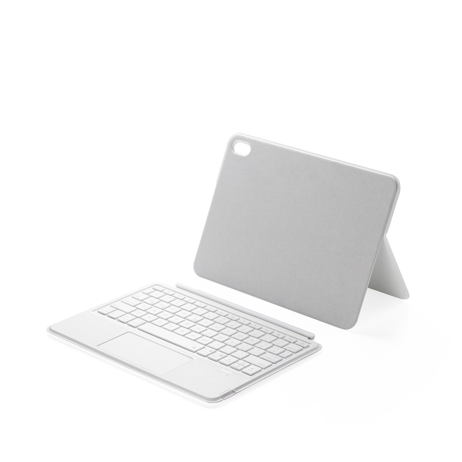 Magic Keyboard Folio Hülle für iPad 10. Generation 10,9 Zoll 2022 mit Touchpad Tastatur Lederhüllen