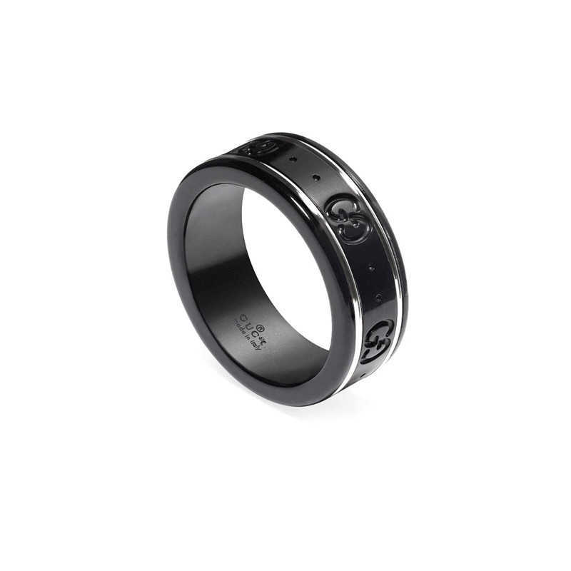 80% DI SCONTO 2023 Nuovi gioielli di moda di alta qualità di lusso Little Honey Double Fried Dough Twists Black White Ceramic Ring Stesso regalo uomini e donne