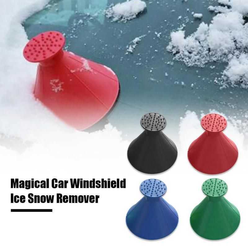 Ny vinter Auto Car Magic Window Windshield Car Ice Scraper Funnel Snow Remover Deicer Cone 2022 Ny skrapa för bilglas