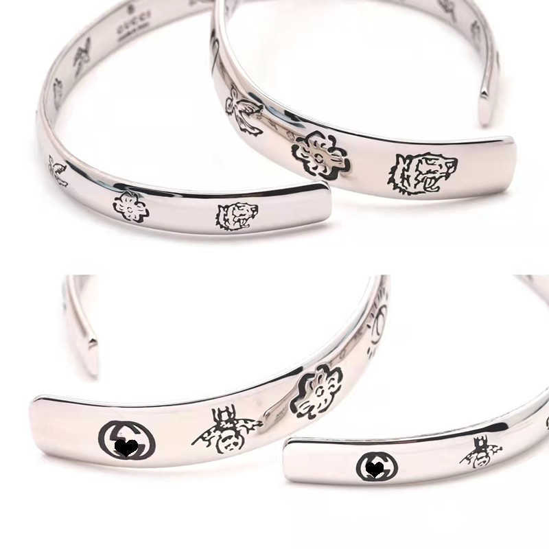 80 % RABATT auf 2023 neuen hochwertigen Luxus-Modeschmuck für Silber Love Fearless Flower Language Herzförmiges Armband, das gleiche Geschenk für Paare