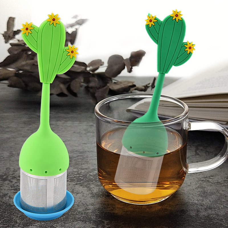 Tea Filter Tools Fruit Shape Novelty Spice Coffee Tea Bag Silicone /Stainless Steel Kitchen Accessories