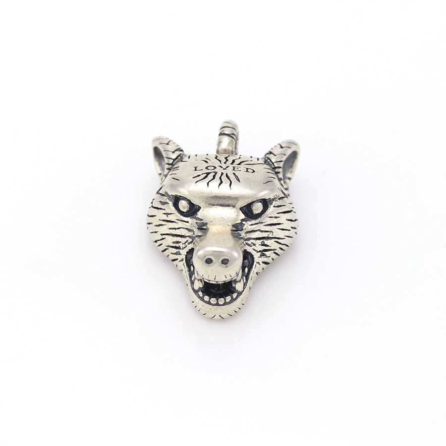 60% di sconto 2023 nuovi gioielli di moda di alta qualità di lusso la collana in argento sterling da uomo di famiglia temperamento lupo re totem regalo tigre segno zodiacale