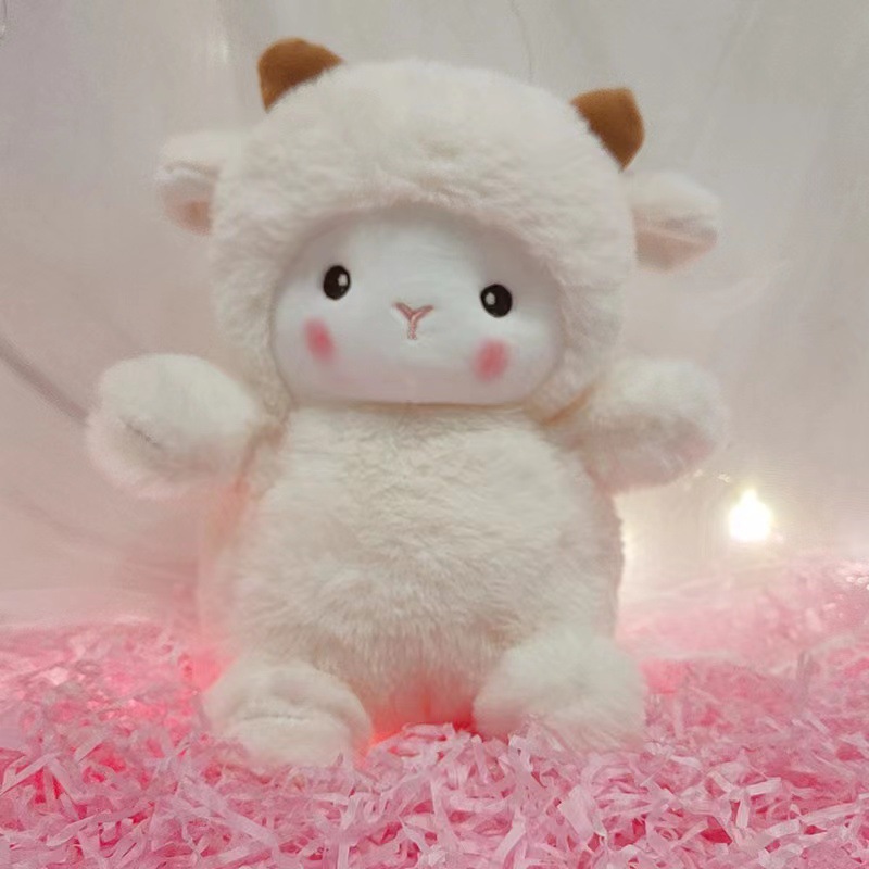 Cartoon Net Red Lamb Pork doll Children's plush toys soothe, cuddle and sleep to send girlfriend's birthday gift