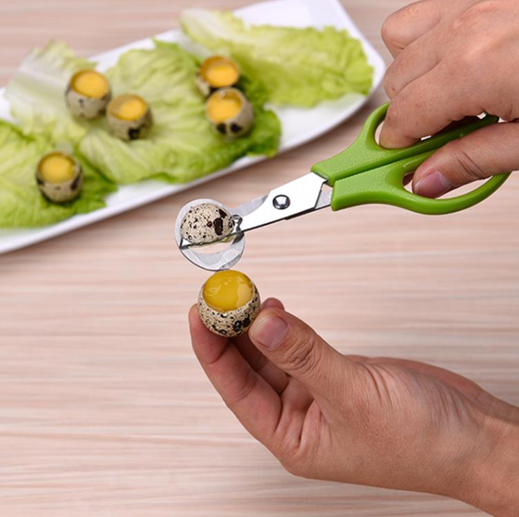 Egg Tools Ups Quail Egg Tools Scissors Fresh Bird Stainless Steel Cutters Opener Shell Utensils For Kitchen SN5169