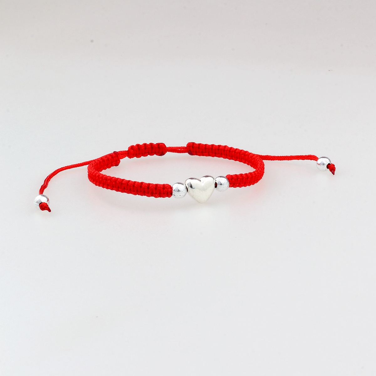 New Heart Braided Bracelet Lucky Red Black Color Thread Couple Chain Handmade Prayer Bangles Pulsera Jewelry Gift For Friend