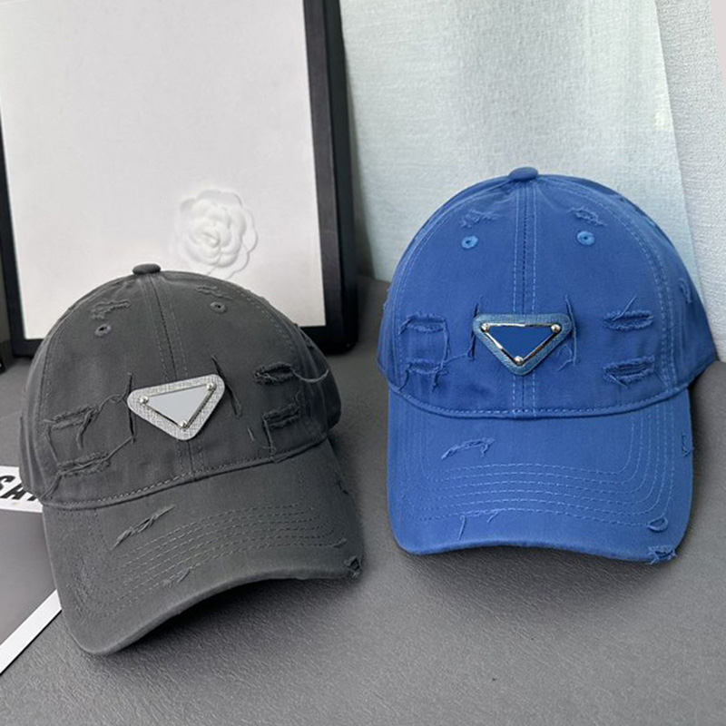Män designers Caps Luxury Hats Cowboy Blue Bucket Hat Summer Outdoor Sports P Baseball Cap For Women Casual Vintage Sunhats