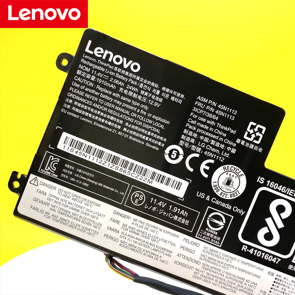 بطاريات الكمبيوتر اللوحي الجديد Lenovo ThinkPad T440 T440S T450S T450S x240 x250 x260 x270 45n1110 45N1111 45N1112 LAPTOP LATTOP