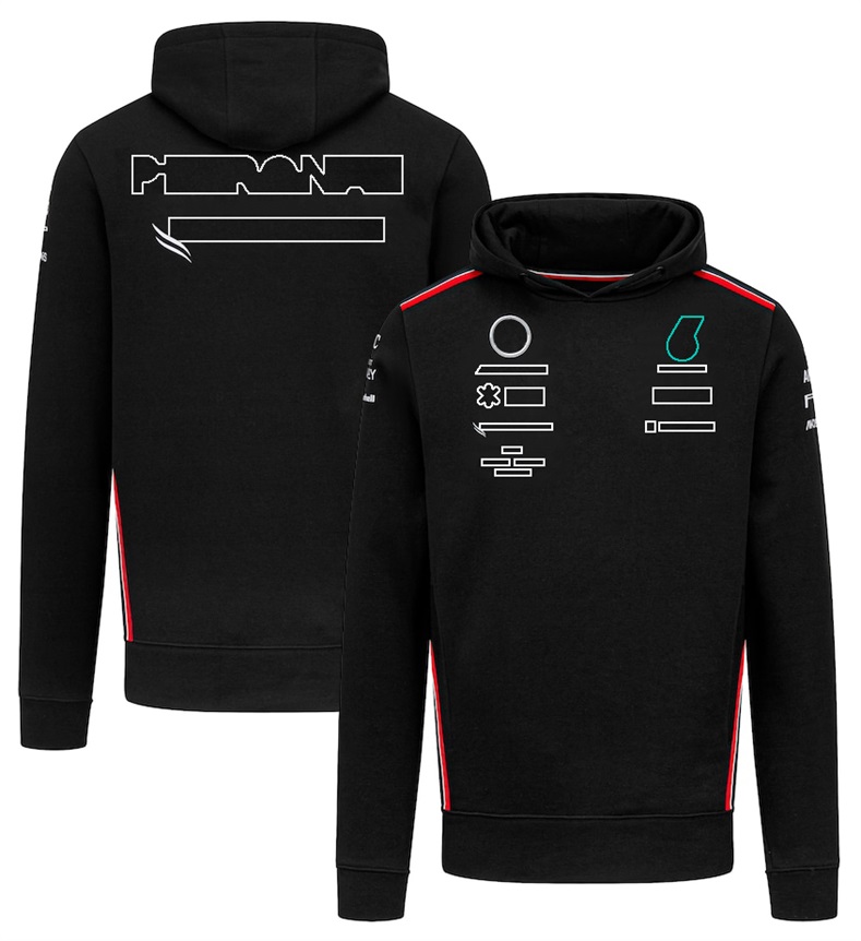 F1 racing suit team 2023 suéter esportivo masculino de manga comprida com capuz e gola redonda pode ser personalizado.