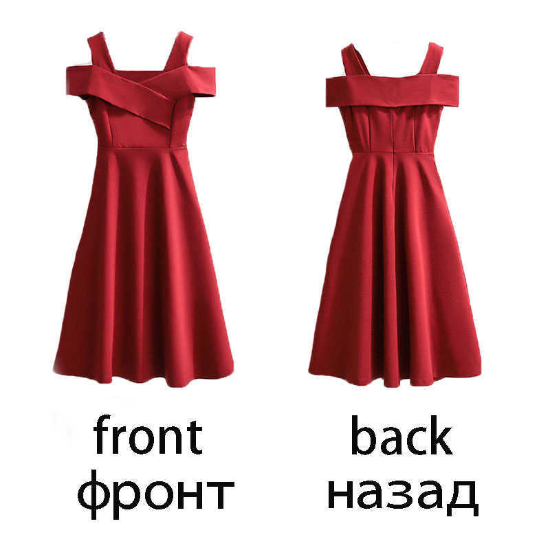 Casual Dresses Ladies Elegant Women Clothing Fashion Female Thin midja Summer A-Line V-Neck Solid Ovanför knäklänning Dropshipping Y2302