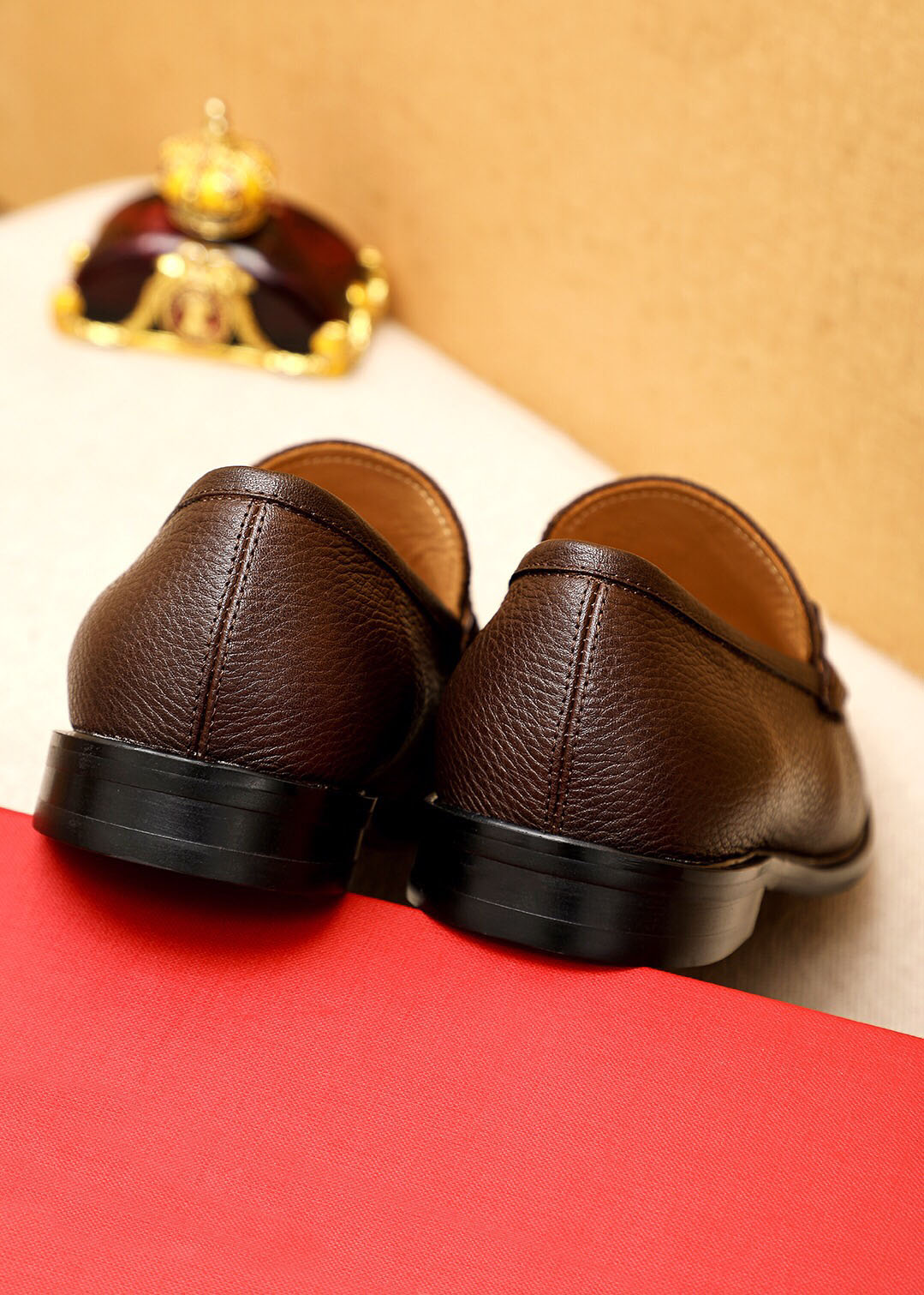 2023 hommes chaussures habillées en cuir véritable de haute qualité chaussures de mariage de bal mâle marque Designer mode décontracté appartements taille 38-45