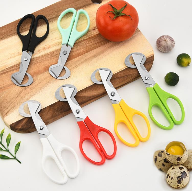 Egg Tools Ups Quail Egg Tools Scissors Fresh Bird Stainless Steel Cutters Opener Shell Utensils For Kitchen SN5169