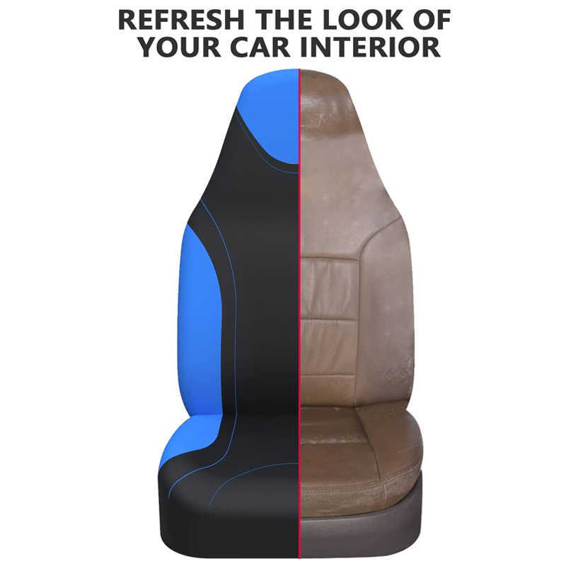 New AUTOYOUTH Front Car Seat Protector Universal Automotive Seat Covers High Back Car Seat Cushions Bucket Seat Blue Car-Styling